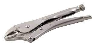 [KNI-LOC-PLI-CUR] Knicker Locking Plier Curved Jaw 10"